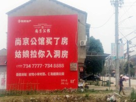 理县墙体广告在乡镇、农村市场的媒体优势