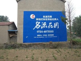 理县农村墙体广告的长尾效应