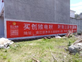 理县墙体广告公司全面解决农村墙体广告痛点