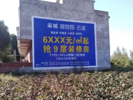 理县墙体广告的好处