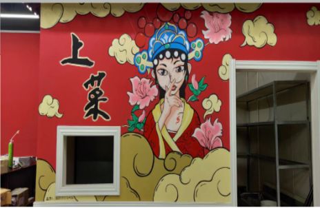 理县墙体彩绘的发展和应用