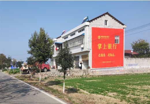 理县墙体广告具有的独特优势