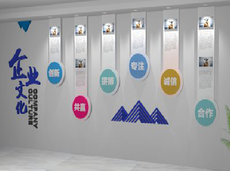 理县企业文化墙需要传递什么办公文化？